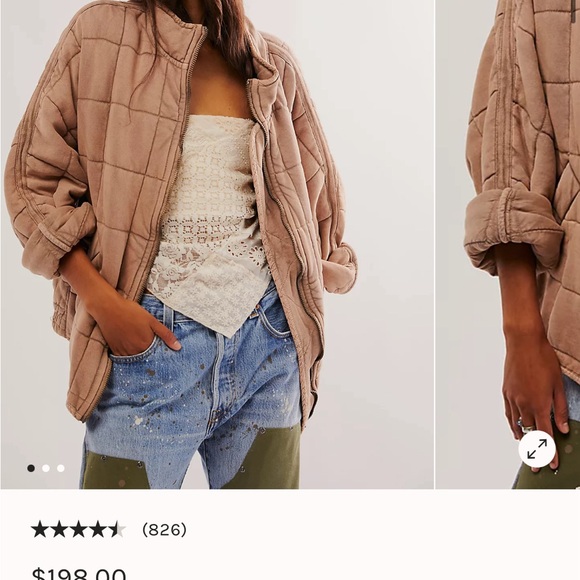 Free Poeple Dolman quilted jacket - Picture 3 of 3